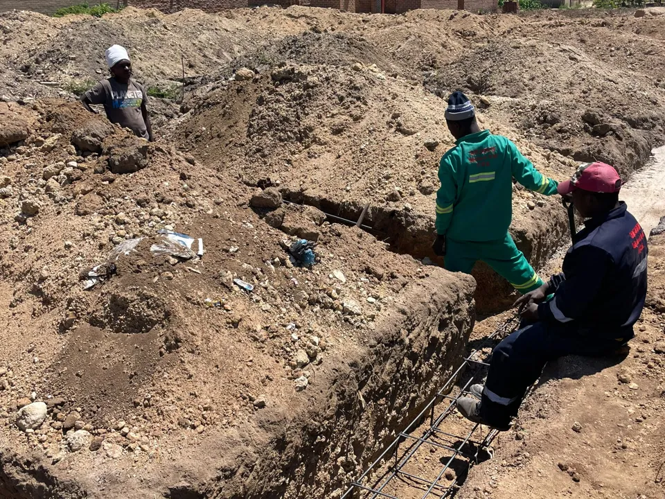 Steel in the trenches: Mazic Hub site, Chivhu, 12 October 2026